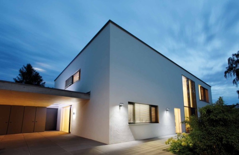 Aussenbeleuchtung bei NC-Elektrotechnik OHG in Niederweimar